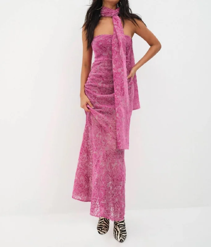 ladies-maxi-dress-beach-waves-Francesca Maxi Dress In Purple