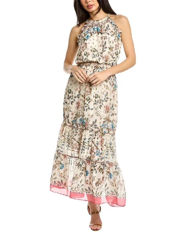 ladies-maxi-dress-bright-sweep-Max Studio Embroidered Maxi Dress