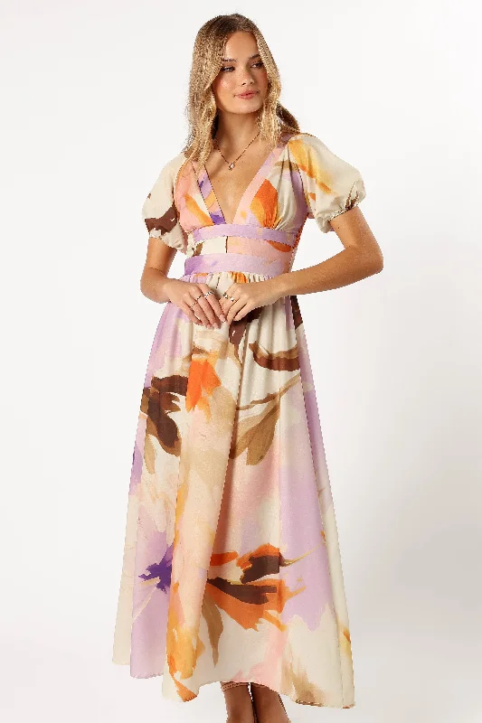 ladies-maxi-dress-picnic-flow-Christoff Maxi Dress - Floral