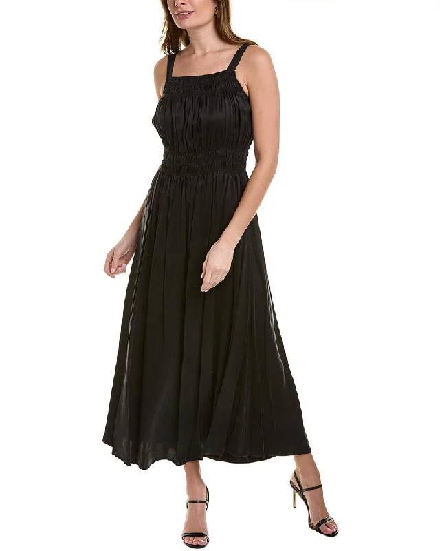 ladies-maxi-dress-winter-warm-Elie Tahari Cami Maxi Dress