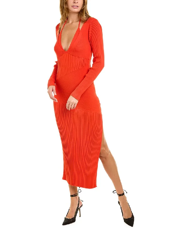 Women's midi dress petite -Nicholas Aman Ribbed Midi Dress