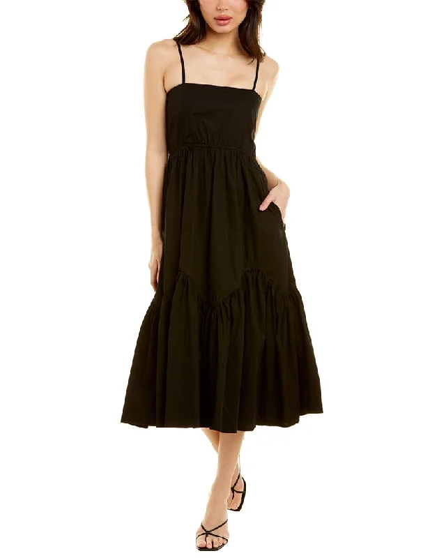 Women's midi dress anniversary -Lusana Ziggy Midi Dress