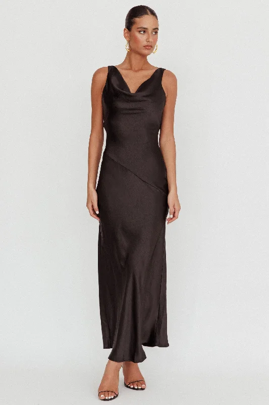 ladies-maxi-dress-autumn-drift-Cassiopeia Open Back Maxi Dress Black