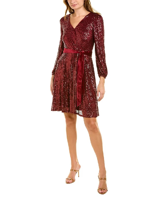 Women's midi dress timeless -Nanette Lepore Sequined Midi Dress