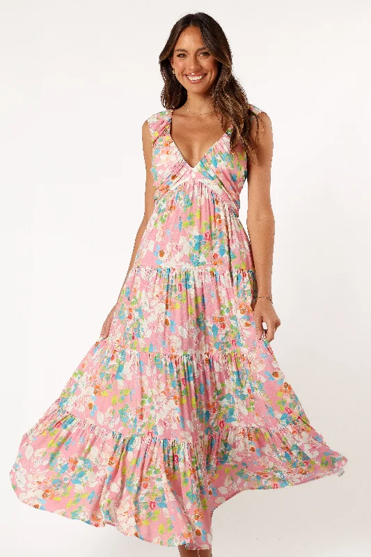 ladies-maxi-dress-gala-flow-Mandie Maxi Dress - Multi