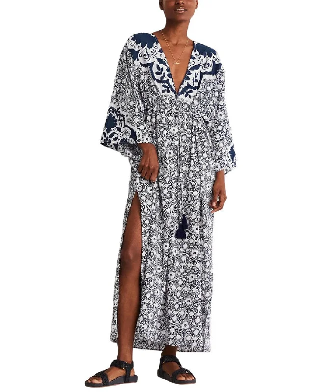 ladies-maxi-dress-off-shoulder-charm-Boden Maxi Empire Kaftan Dress