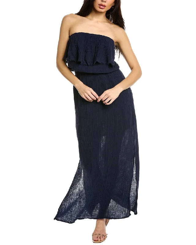 ladies-maxi-dress-picnic-flow-Michael Stars Tara Tube Maxi Dress