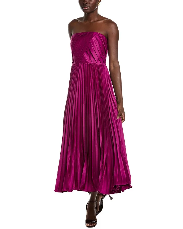 Women's midi dress romantic -AMUR Conan Strapless Midi Maxi Dress