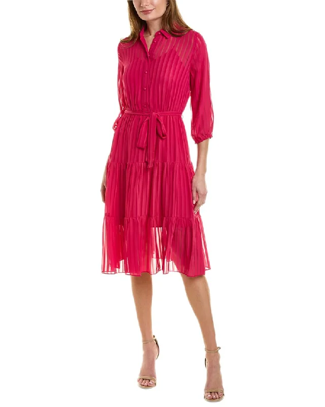 Women's midi dress outdoor -Nanette Nanette Lepore Blake Midi Dress