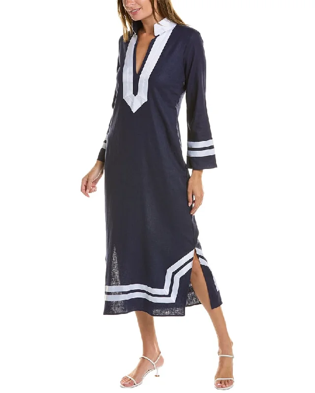 ladies-maxi-dress-opal-drift-Sail to Sable Classic Linen-Blend Maxi Dress