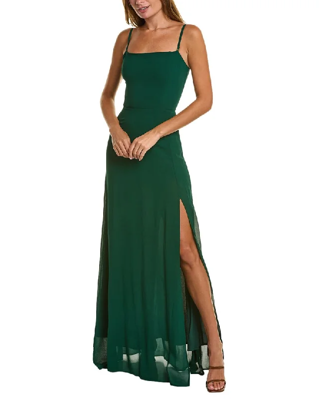 ladies-maxi-dress-turquoise-flow-JL Luxe Ronan Maxi Dress