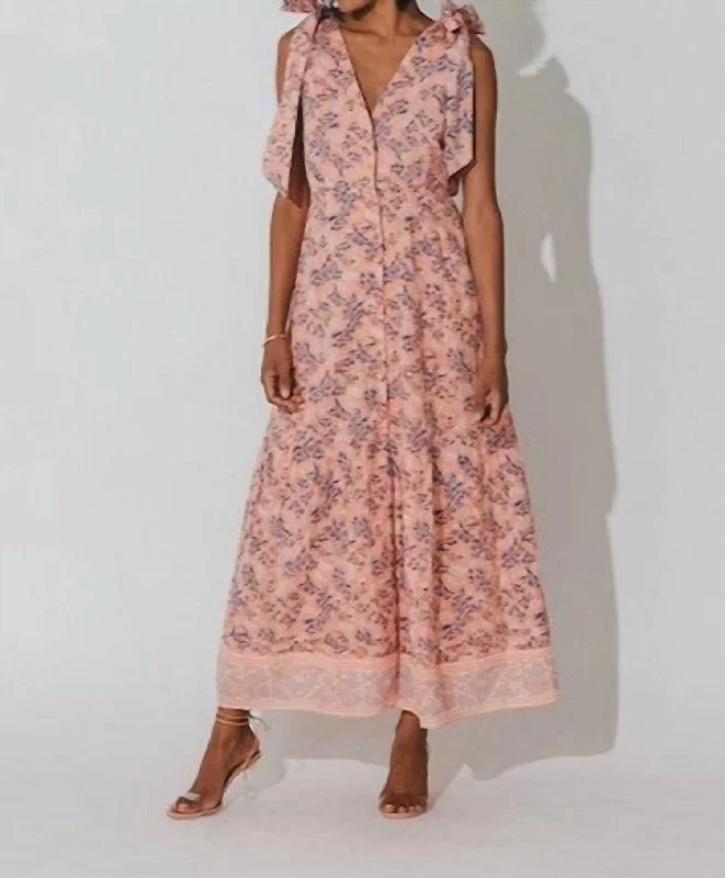 ladies-maxi-dress-formal-flow-Astrid Maxi Dress In Positano Floral