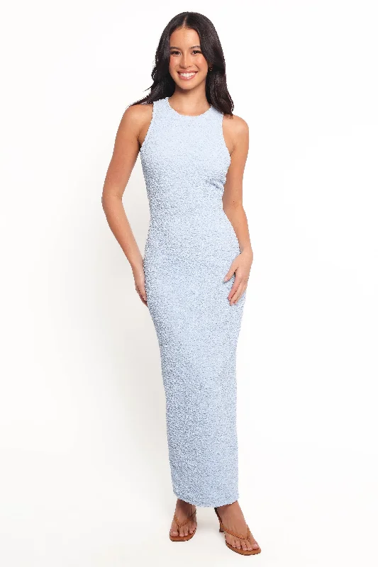 ladies-maxi-dress-weekend-sweep-Kristine Maxi Dress - Soft Blue