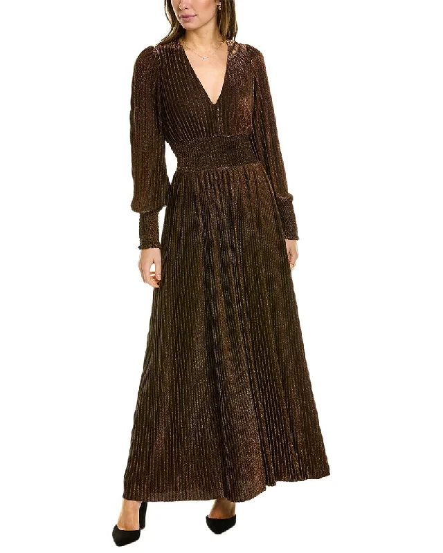 ladies-maxi-dress-social-flow-Boden Metallic Jersey Maxi Dress