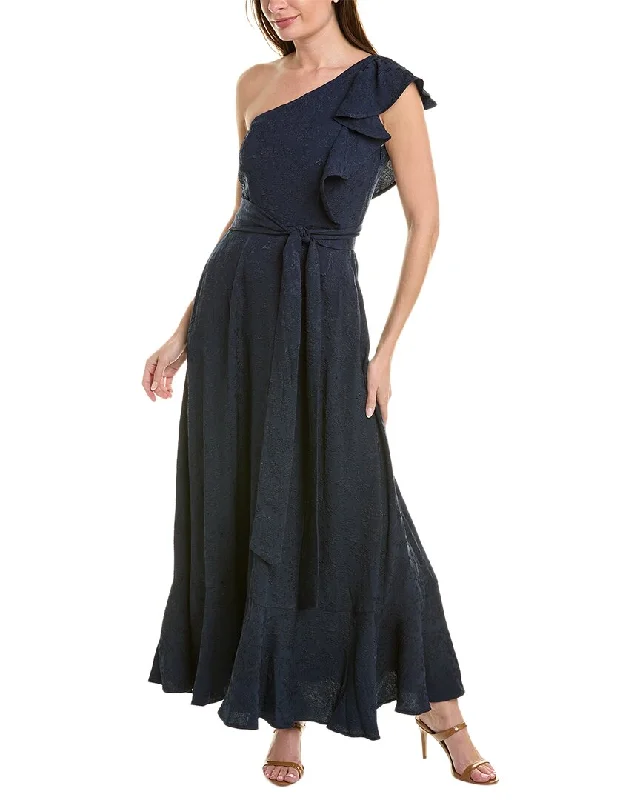 ladies-maxi-dress-pearl-drift-Maison Tara Jacquard Maxi Dress