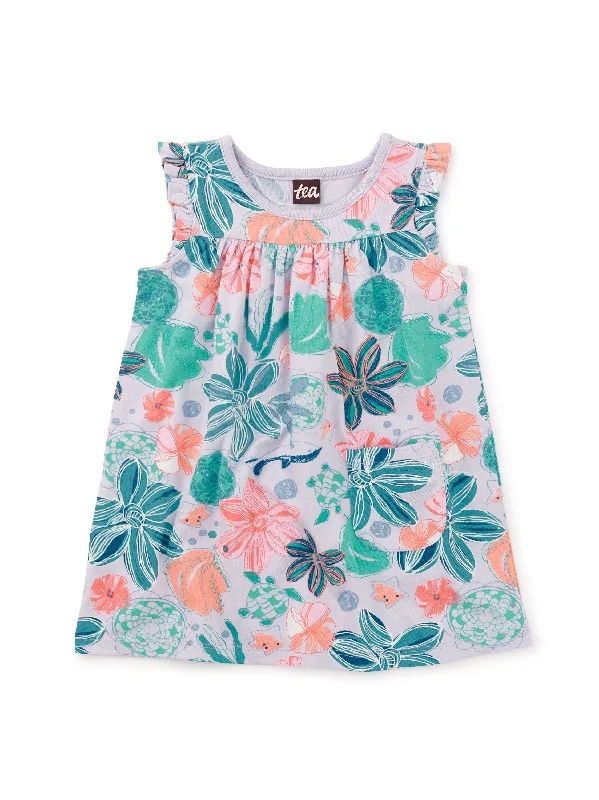 Mighty Mini Baby Dress - Garden Under the Sea