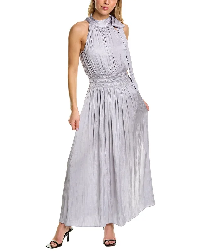 ladies-maxi-dress-opal-drift-BCBGMAXAZRIA Smocked Maxi Dress